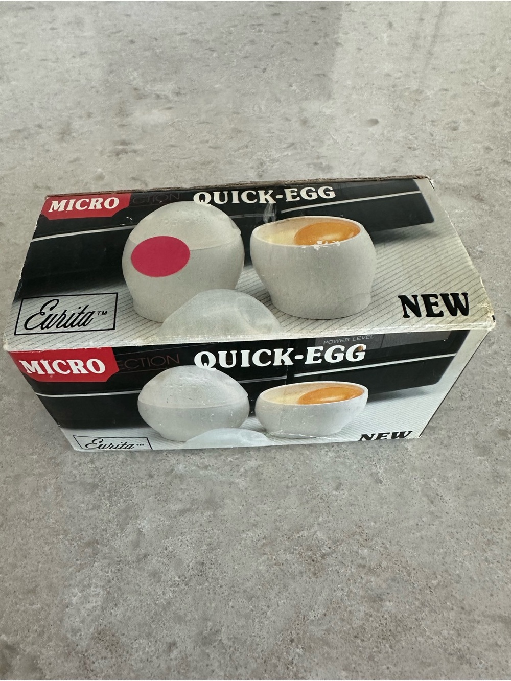Vintage Eurita Micro Quick-Egg Microwave Egg Cooker New in Box